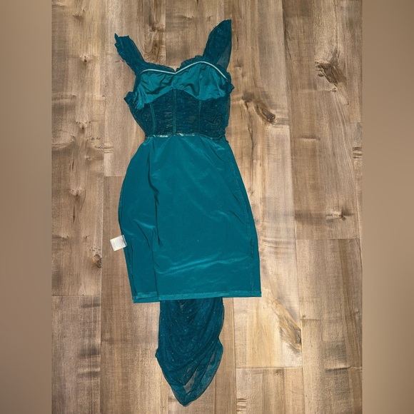 House of Harlow 1960 x REVOLVE Nola Dress in Aquamarine Size XS - Picture 9 of 10